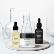 FirmX, Neck Repair and PlumpX | Advanced skincare trio for volume, lift, and firmness.