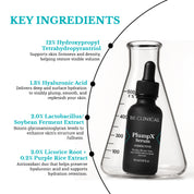 FirmX, Neck Repair and PlumpX | Advanced skincare trio for volume, lift, and firmness.