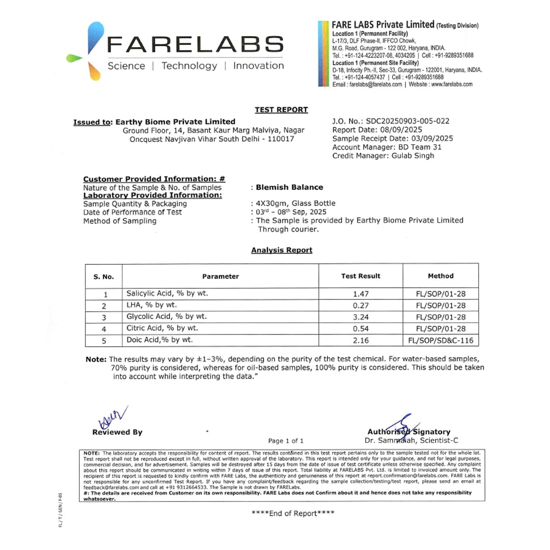 Neck Repair and Blemish Balance | Care for Menopausal Skin